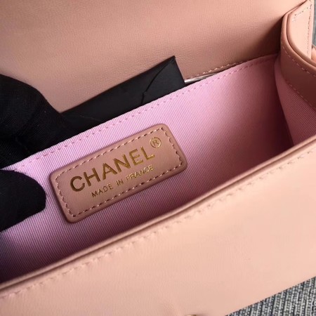 Boy Chanel Flap Shoulder Bag Sheepskin Leather A67085 Pink Boy Chanel Flap Shoulder Bag Sheepskin Leather A67085 Pink