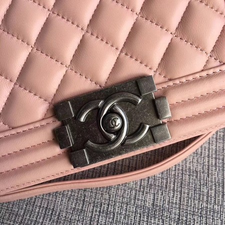 Boy Chanel Flap Shoulder Bag Sheepskin Leather A67085 Pink Boy Chanel Flap Shoulder Bag Sheepskin Leather A67085 Pink