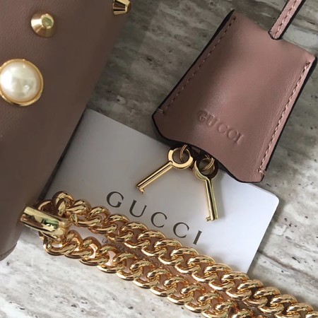 Gucci Padlock Small GG Studded Shoulder Bag 432182 Pink Gucci Padlock Small GG Studded Shoulder Bag 432182 Pink