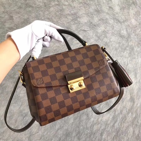 Louis Vuitton Damier Ebene Canvas CROISETTE Bag N53000 Louis Vuitton Damier Ebene Canvas CROISETTE Bag N53000