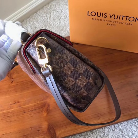Louis Vuitton Damier Ebene Canvas CROISETTE Bag N53000 Louis Vuitton Damier Ebene Canvas CROISETTE Bag N53000