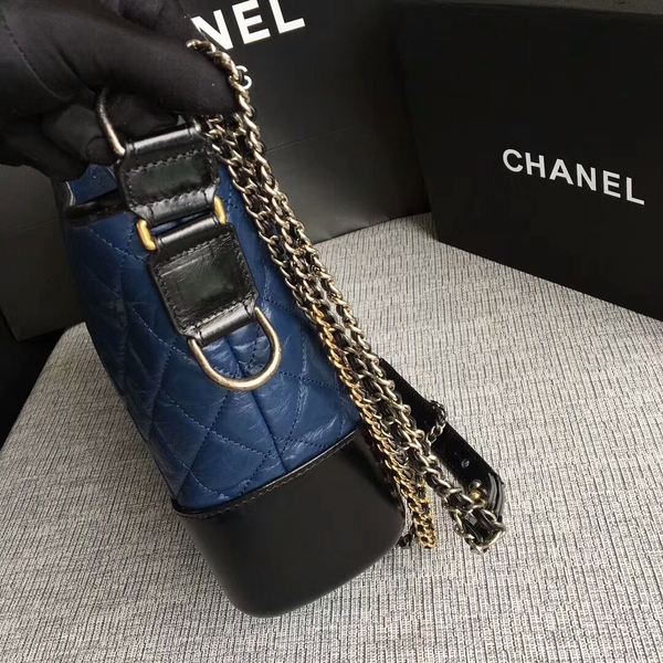 Chanel Gabrielle Shoulder Bag Original Calfskin Leather A93842 Blue Chanel Gabrielle Shoulder Bag Original Calfskin Leather A93842 Blue