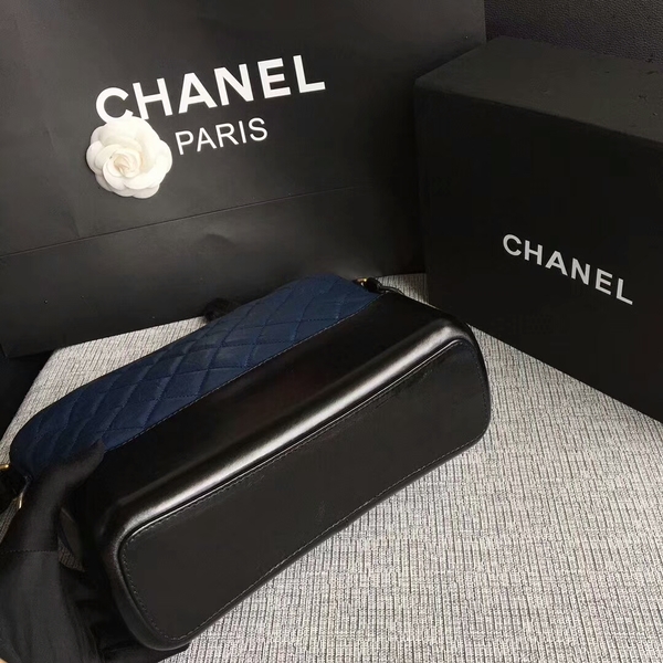 Chanel Gabrielle Shoulder Bag Original Calfskin Leather A93842 Blue Chanel Gabrielle Shoulder Bag Original Calfskin Leather A93842 Blue