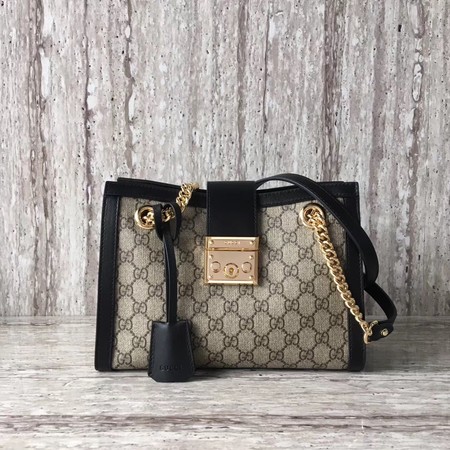 Gucci Padlock Small GG Shoulder Bag 498156 Black Gucci Padlock Small GG Shoulder Bag 498156 Black