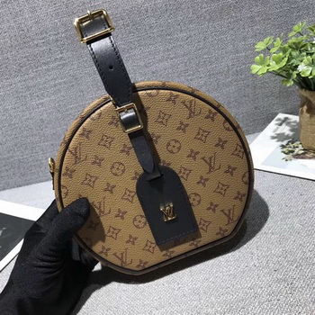Louis Vuitton Monogram Reverse Canvas PETITE BOITE CHAPEAU M43510 Louis Vuitton Monogram Reverse Canvas PETITE BOITE CHAPEAU M43510