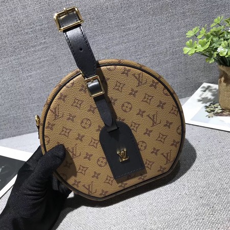 Louis Vuitton Monogram Reverse Canvas PETITE BOITE CHAPEAU M43510 Louis Vuitton Monogram Reverse Canvas PETITE BOITE CHAPEAU M43510