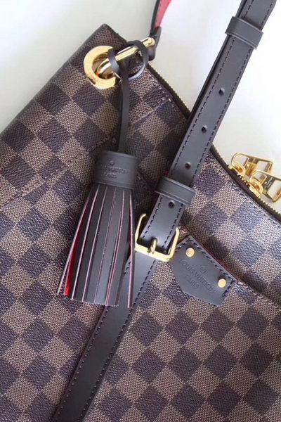 Louis Vuitton Damier Ebene Canvas Original Leather SOUTH BANK BESACE N42230 Louis Vuitton Damier Ebene Canvas Original Leather SOUTH BANK BESACE N42230