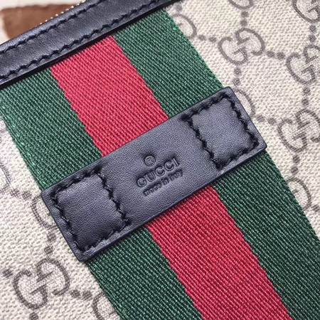 Gucci Web GG Supreme Flat Messenger Bag 471454 Apricot Gucci Web GG Supreme Flat Messenger Bag 471454 Apricot