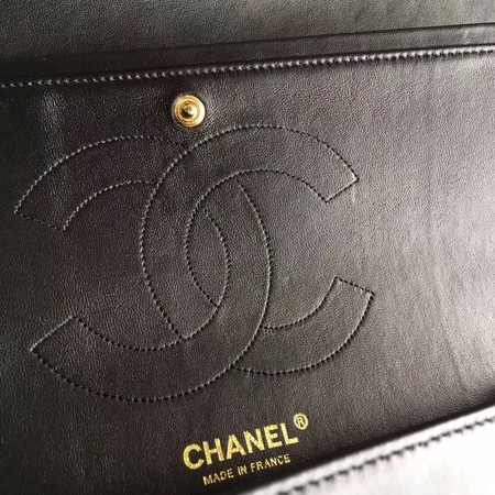 Chanel Classic Flap Bag Original Leather A1113 Black Chanel Classic Flap Bag Original Leather A1113 Black