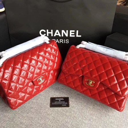 Chanel Classic Flap Bag Original Leather A1113 Red Chanel Classic Flap Bag Original Leather A1113 Red