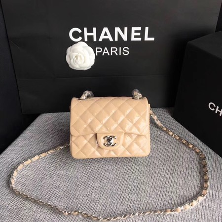 Chanel Classic Flap mini Bag Original Leather A1115 Apricot Chanel Classic Flap mini Bag Original Leather A1115 Apricot