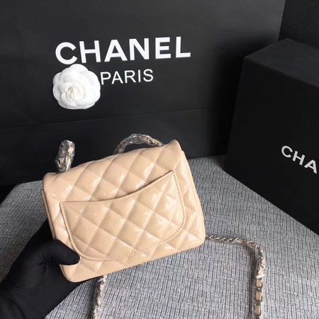 Chanel Classic Flap mini Bag Original Leather A1115 Apricot Chanel Classic Flap mini Bag Original Leather A1115 Apricot
