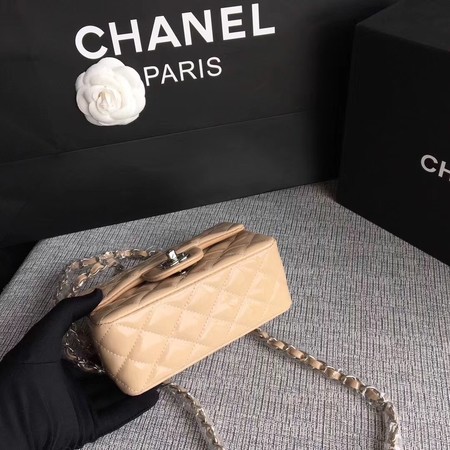 Chanel Classic Flap mini Bag Original Leather A1115 Apricot Chanel Classic Flap mini Bag Original Leather A1115 Apricot