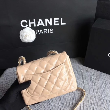 Chanel Classic Flap mini Bag Original Leather A1115 Apricot Chanel Classic Flap mini Bag Original Leather A1115 Apricot