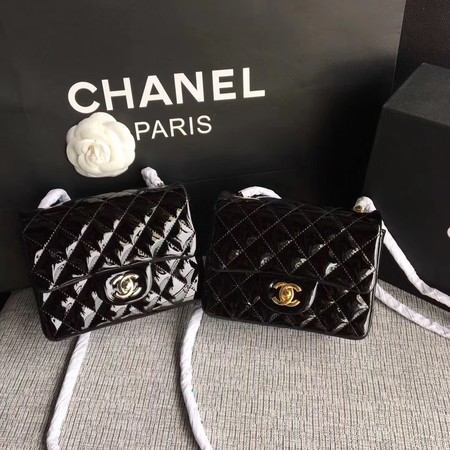 Chanel Classic Flap mini Bag Original Leather A1115 Black Chanel Classic Flap mini Bag Original Leather A1115 Black