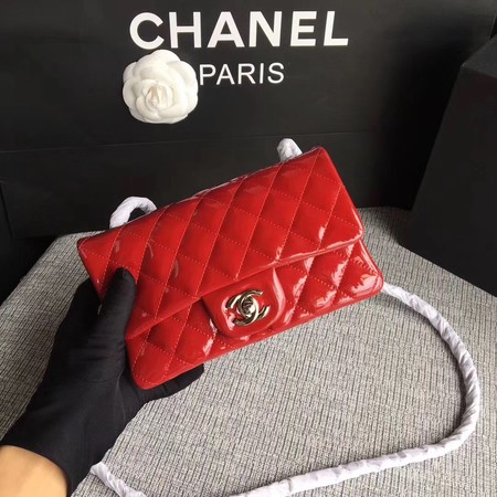 Chanel Classic Flap mini Bag Original Leather A1117 Red Chanel Classic Flap mini Bag Original Leather A1117 Red