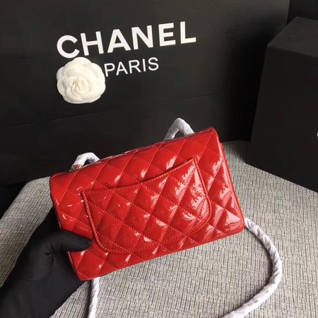 Chanel Classic Flap mini Bag Original Leather A1117 Red Chanel Classic Flap mini Bag Original Leather A1117 Red