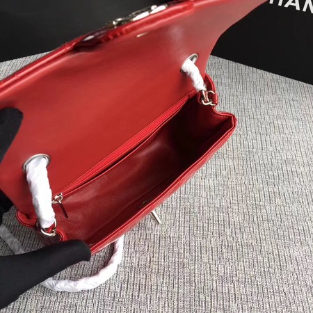 Chanel Classic Flap mini Bag Original Leather A1117 Red Chanel Classic Flap mini Bag Original Leather A1117 Red