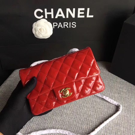 Chanel Classic Flap mini Bag Original Leather A1117 Red Chanel Classic Flap mini Bag Original Leather A1117 Red