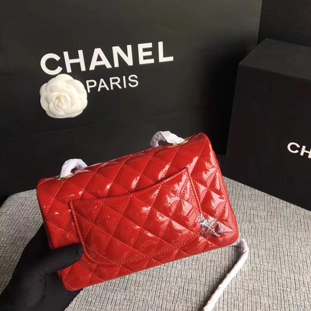 Chanel Classic Flap mini Bag Original Leather A1117 Red Chanel Classic Flap mini Bag Original Leather A1117 Red