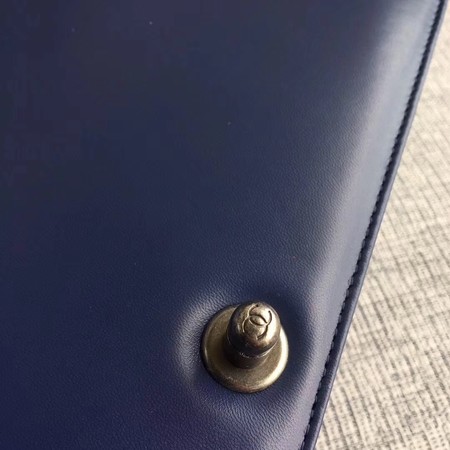 Boy Chanel Flap Bags Original Sheepskin Leather A67088 Blue Boy Chanel Flap Bags Original Sheepskin Leather A67088 Blue