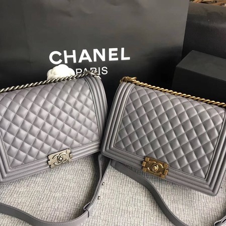 Boy Chanel Flap Bags Original Sheepskin Leather A67088 Grey Boy Chanel Flap Bags Original Sheepskin Leather A67088 Grey