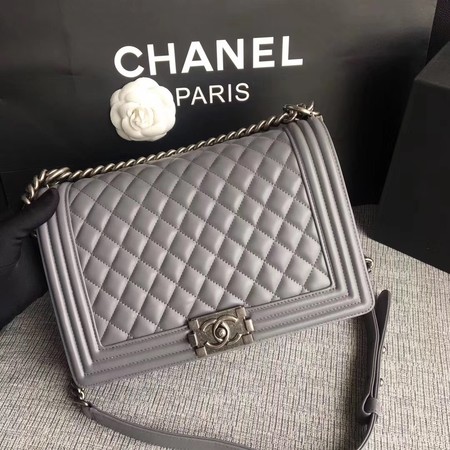 Boy Chanel Flap Bags Original Sheepskin Leather A67088 Grey Boy Chanel Flap Bags Original Sheepskin Leather A67088 Grey