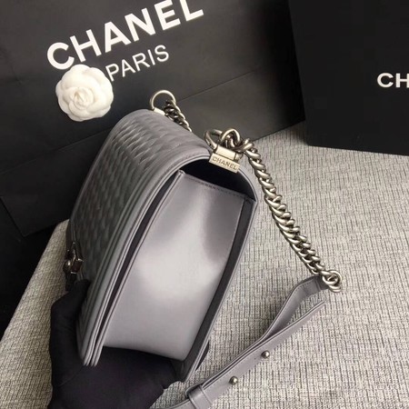 Boy Chanel Flap Bags Original Sheepskin Leather A67088 Grey Boy Chanel Flap Bags Original Sheepskin Leather A67088 Grey