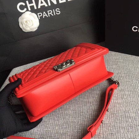 Boy Chanel Flap Bags Original Sheepskin Leather A67088 Red Boy Chanel Flap Bags Original Sheepskin Leather A67088 Red