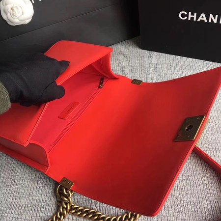Boy Chanel Flap Bags Original Sheepskin Leather A67088 Red Boy Chanel Flap Bags Original Sheepskin Leather A67088 Red