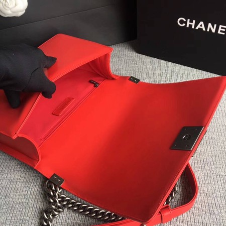 Boy Chanel Flap Bags Original Sheepskin Leather A67088 Red Boy Chanel Flap Bags Original Sheepskin Leather A67088 Red