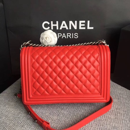 Boy Chanel Flap Bags Original Sheepskin Leather A67088 Red Boy Chanel Flap Bags Original Sheepskin Leather A67088 Red