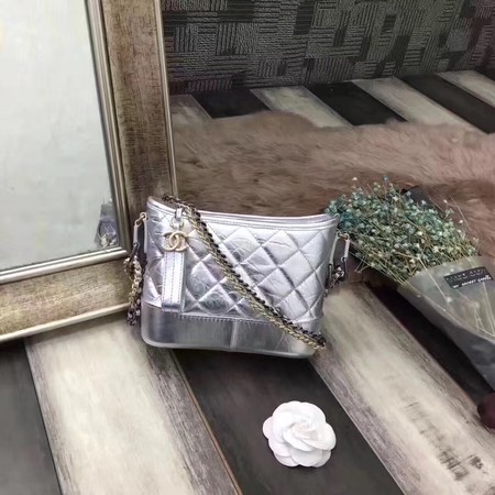 Chanel Gabrielle Shoulder Bag Original Sheepskin Leather A93841 Silver Chanel Gabrielle Shoulder Bag Original Sheepskin Leather A93841 Silver