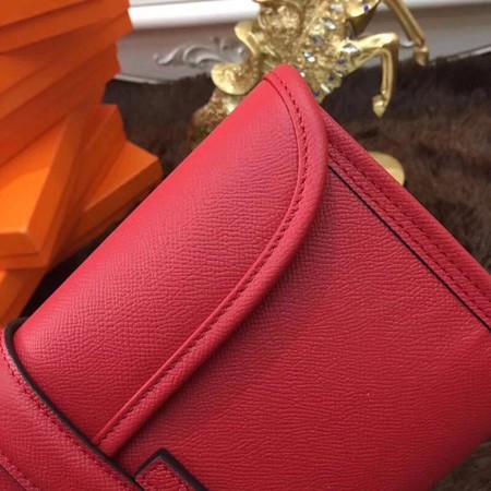 Hermes Togo Leather Clutch H88017 Red Hermes Togo Leather Clutch H88017 Red