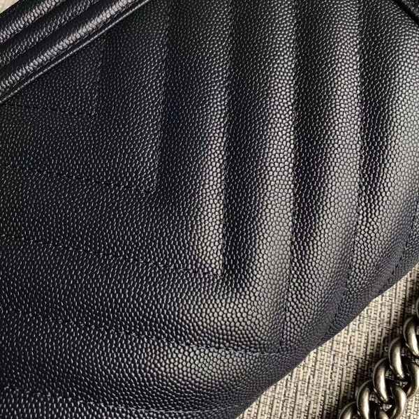 Boy Chanel Original Chevron Leather 67086 Blue Boy Chanel Original Chevron Leather 67086 Blue