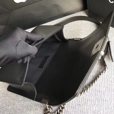 Boy Chanel Flap Bag Original Chevron Leather A67086V Black Boy Chanel Flap Bag Original Chevron Leather A67086V Black