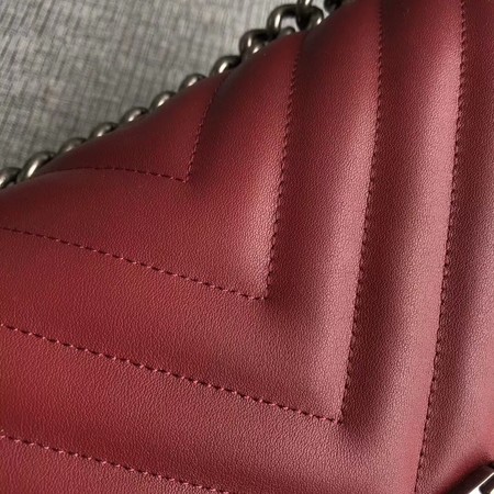Boy Chanel Flap Bag Original Chevron Leather A67086V Red Boy Chanel Flap Bag Original Chevron Leather A67086V Red