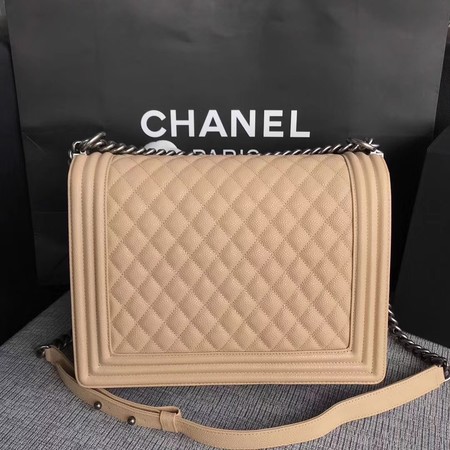 Boy Chanel Flap Shoulder Bag Apricot Original Cannage Pattern A67087 Silver Boy Chanel Flap Shoulder Bag Apricot Original Cannage Pattern A67087 Silver