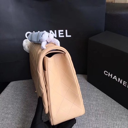 Chanel Maxi Quilted Classic Flap Bag Apricot Sheepskin Leather A58601 Gold Chanel Maxi Quilted Classic Flap Bag Apricot Sheepskin Leather A58601 Gold