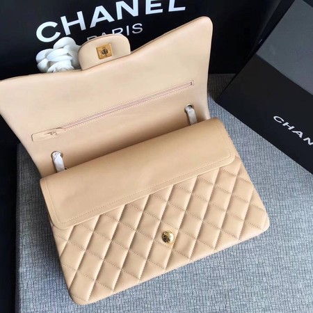 Chanel Maxi Quilted Classic Flap Bag Apricot Sheepskin Leather A58601 Gold Chanel Maxi Quilted Classic Flap Bag Apricot Sheepskin Leather A58601 Gold