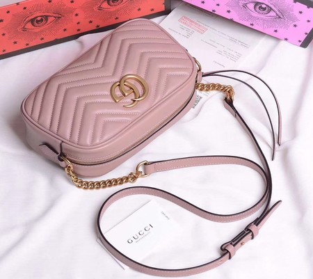 Gucci GG Marmont Small Shoulder Bag 447632 Deep Pink Gucci GG Marmont Small Shoulder Bag 447632 Deep Pink