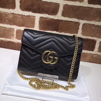 Gucci GG Marmont Matelasse mini Bag 474575 Black Gucci GG Marmont Matelasse mini Bag 474575 Black