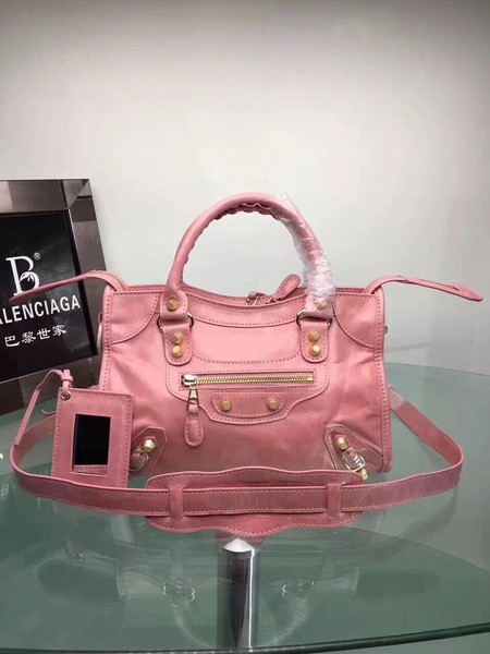 Balenciaga Giant City Gold Studs Handbag 084333 Pink Balenciaga Giant City Gold Studs Handbag 084333 Pink