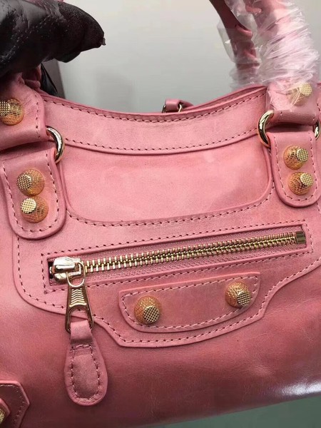 Balenciaga Giant City Gold Studs Handbag 084333 Pink Balenciaga Giant City Gold Studs Handbag 084333 Pink