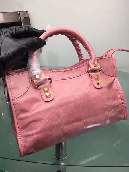 Balenciaga Giant City Gold Studs Handbag 084333 Pink Balenciaga Giant City Gold Studs Handbag 084333 Pink