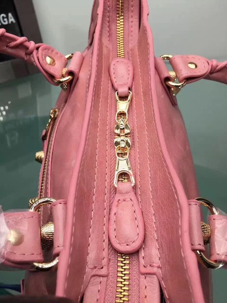 Balenciaga Giant City Gold Studs Handbag 084333 Pink Balenciaga Giant City Gold Studs Handbag 084333 Pink