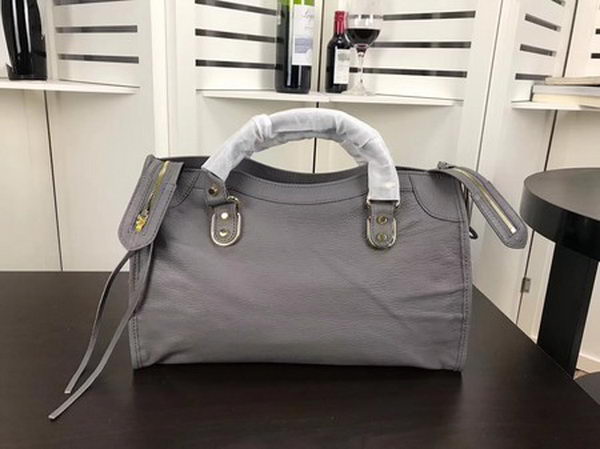 Balenciaga Giant City Gold Studs Handbag B084334 Grey Balenciaga Giant City Gold Studs Handbag B084334 Grey