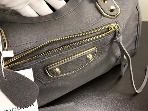 Balenciaga Giant City Gold Studs Handbag B084334 Grey Balenciaga Giant City Gold Studs Handbag B084334 Grey