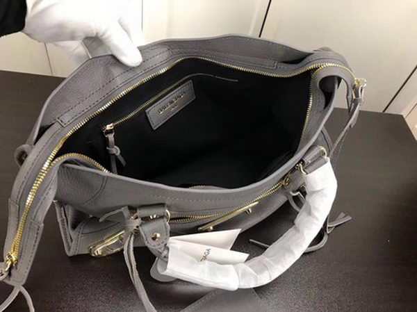 Balenciaga Giant City Gold Studs Handbag B084334 Grey Balenciaga Giant City Gold Studs Handbag B084334 Grey