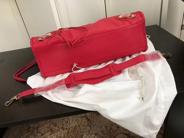 Balenciaga Giant City Gold Studs Handbag B084334 Red Balenciaga Giant City Gold Studs Handbag B084334 Red